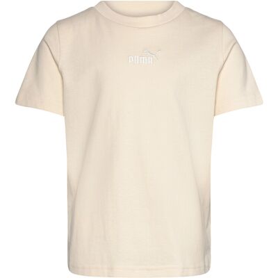 PUMA Ess Small No.1 Logo Centered Tee B 128 Cream 128 PUMA Ess Small No.1 Logo Centered Tee B 128 Cream 128