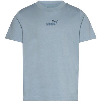PUMA Ess Small No.1 Logo Centered Tee B 128 Blue 128 PUMA Ess Small No.1 Logo Centered Tee B 128 Blue 128