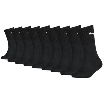 Puma Junior Crew Sock 9P Ecom 35-38 Black 35-38 Puma Junior Crew Sock 9P Ecom 35-38 Black 35-38