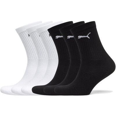 Puma Junior Crew Sock 6P Ecom 27-30 Patterned 27-30 Puma Junior Crew Sock 6P Ecom 27-30 Patterned 27-30