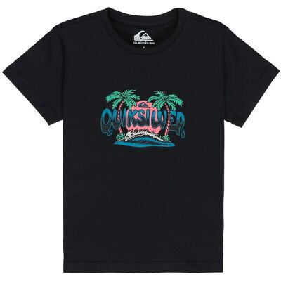 Quiksilver Ev Palm Horizon Ss Boy 91 Black 91 Quiksilver Ev Palm Horizon Ss Boy 91 Black 91