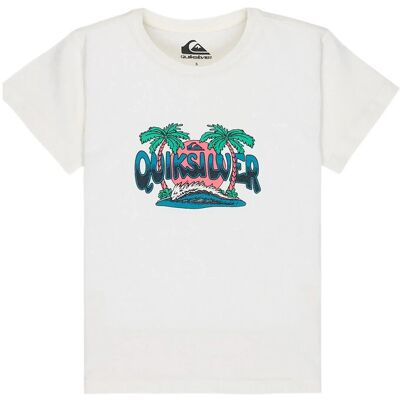Quiksilver Ev Palm Horizon Ss Boy 110 White 110 Quiksilver Ev Palm Horizon Ss Boy 110 White 110