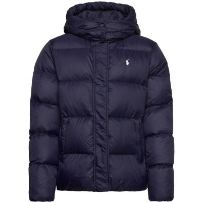 Ralph Lauren Kids Down Hooded Jacket 142-153 Navy 142-153 Ralph Lauren Kids Down Hooded Jacket 142-153 Navy 142-153