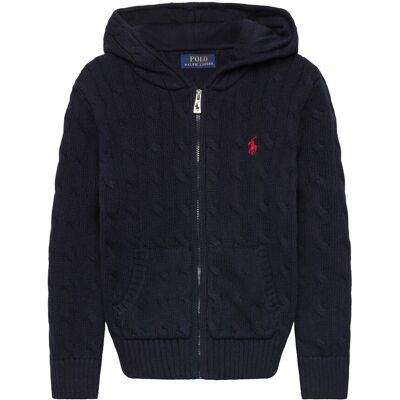 Ralph Lauren Kids Cable Cotton Hooded Full-Zip Sweater 102-108 Navy 102-108 Ralph Lauren Kids Cable Cotton Hooded Full-Zip Sweater 102-108 Navy 102-108