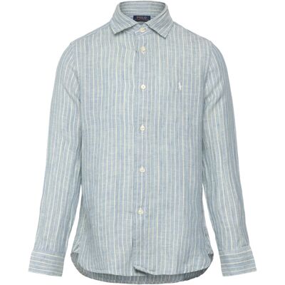 Ralph Lauren Kids 17/1 Yd Linen-Wvn-Shirt 102-108 Blue 102-108 Ralph Lauren Kids 17/1 Yd Linen-Wvn-Shirt 102-108 Blue 102-108