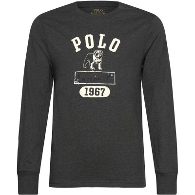 Ralph Lauren Kids Cotton Jersey Graphic Long-Sleeve Tee 138-149 Grey 138-149 Ralph Lauren Kids Cotton Jersey Graphic Long-Sleeve Tee 138-149 Grey 138-149