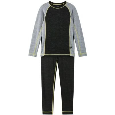 Reima Wool Base Layer Set, Taitoa 80 Grey 80 Reima Wool Base Layer Set, Taitoa 80 Grey 80