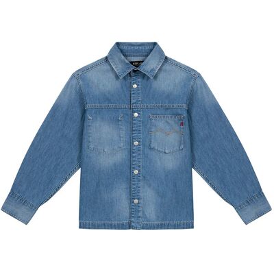 Replay Over Denim Shirt 6 A Blue 6 A Replay Over Denim Shirt 6 A Blue 6 A