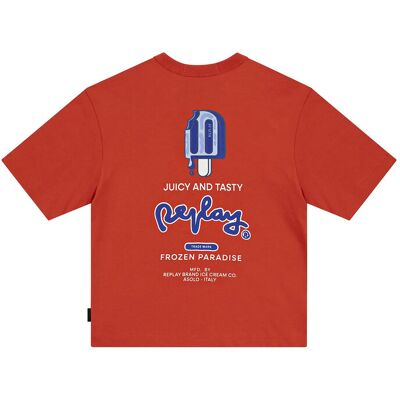 Replay Over Jersey T-Shirt Bright Orange. 6 A Orange 6 A Replay Over Jersey T-Shirt Bright Orange. 6 A Orange 6 A