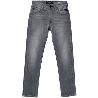 Replay Wallys Super Slim Denim Trousers 176 Grey 176 Replay Wallys Super Slim Denim Trousers 176 Grey 176
