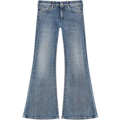 Replay Avry Flare Denim Trousers 152 Blue 152 Replay Avry Flare Denim Trousers 152 Blue 152