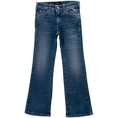 Replay Amista Bootcut Denim Trousers 140 Blue 140 Replay Amista Bootcut Denim Trousers 140 Blue 140