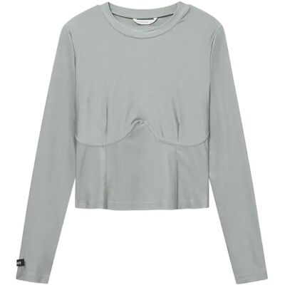 Rethinkit Studios Curved Tee Nice Spark L Grey L Rethinkit Studios Curved Tee Nice Spark L Grey L
