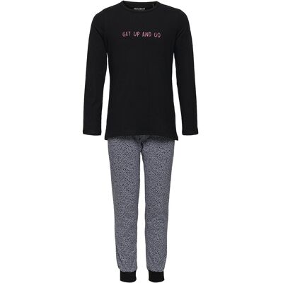 Schiesser Girls Pyjama Long 152 Black 152 Schiesser Girls Pyjama Long 152 Black 152