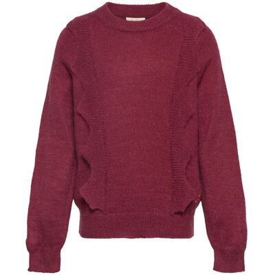 Soft Gallery Sgmegan Knit Pullover 98 Burgundy 98 Soft Gallery Sgmegan Knit Pullover 98 Burgundy 98