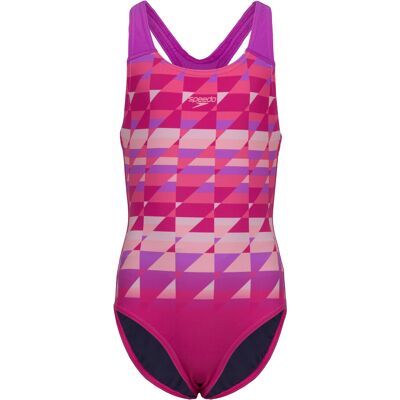 Speedo Print Splashback One Piece 176 Pink 176 Speedo Print Splashback One Piece 176 Pink 176