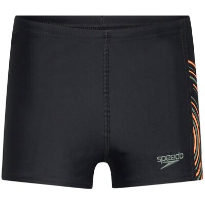 Speedo Boys Plastisol Placement Aquashort 176 Black 176 Speedo Boys Plastisol Placement Aquashort 176 Black 176