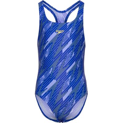 Speedo Girls Hyperboom Allover Medalist 5-6 Blue 5-6 Speedo Girls Hyperboom Allover Medalist 5-6 Blue 5-6