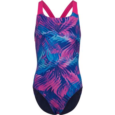 Speedo Print Powerback One Piece 164 Patterned 164 Speedo Print Powerback One Piece 164 Patterned 164