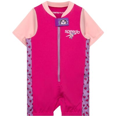 Speedo Printed Float Suit 3-4 Pink 3-4 Speedo Printed Float Suit 3-4 Pink 3-4