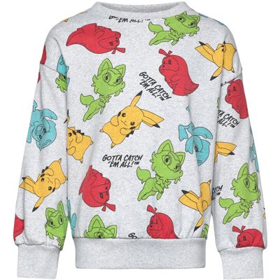 Pókemon Sweats 152 Grey 152 Pókemon Sweats 152 Grey 152