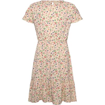 The New Tnjulia S_S Dress 98/104 Beige 98/104 The New Tnjulia S_S Dress 98/104 Beige 98/104