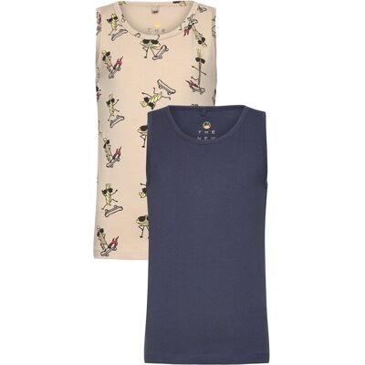 Tnthe New Tank Top 2-Pack 134/140 Navy 134/140 Tnthe New Tank Top 2-Pack 134/140 Navy 134/140