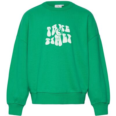 The New Tnphyliss Os Sweatshirt 134/140 Green 134/140 The New Tnphyliss Os Sweatshirt 134/140 Green 134/140