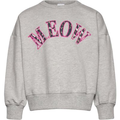 The New Tnpolina Os Sweatshirt 110/116 Grey 110/116 The New Tnpolina Os Sweatshirt 110/116 Grey 110/116