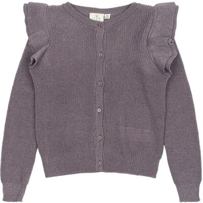 The New Tnperla Glitter Knit Cardigan 98/104 Purple 98/104 The New Tnperla Glitter Knit Cardigan 98/104 Purple 98/104