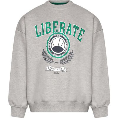 The New Tnpenno Os Sweatshirt 110/116 Grey 110/116 The New Tnpenno Os Sweatshirt 110/116 Grey 110/116