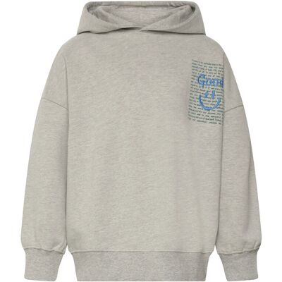 The New Tnpatrick Os Melange Hoodie 98/104 Grey 98/104 The New Tnpatrick Os Melange Hoodie 98/104 Grey 98/104