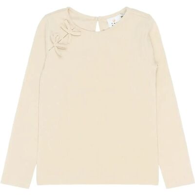 The New Tnsigga L_S Rib Tee 122/128 Cream 122/128 The New Tnsigga L_S Rib Tee 122/128 Cream 122/128