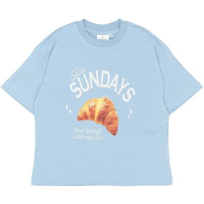 The New Tnsuzette Os S_S Tee 98/104 Blue 98/104 The New Tnsuzette Os S_S Tee 98/104 Blue 98/104