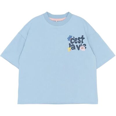 The New Tnsandra Os S_S Tee 134/140 Blue 134/140 The New Tnsandra Os S_S Tee 134/140 Blue 134/140