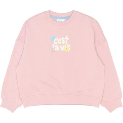 The New Tnsandy Os Sweatshirt 98/104 Pink 98/104 The New Tnsandy Os Sweatshirt 98/104 Pink 98/104