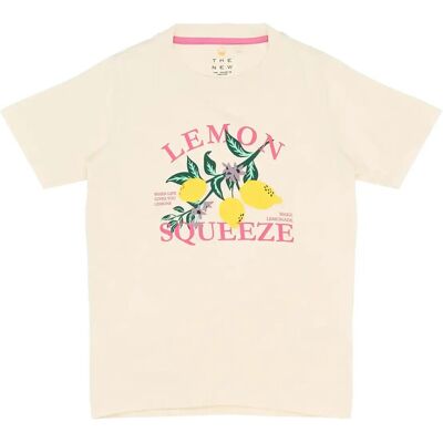 The New Tnsabrina S_S Tee 122/128 Cream 122/128 The New Tnsabrina S_S Tee 122/128 Cream 122/128