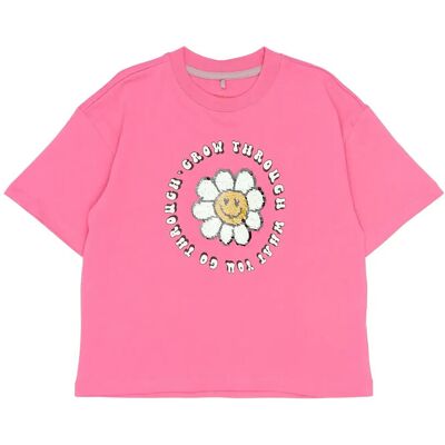 The New Tnskye Os S_S Tee 98/104 Pink 98/104 The New Tnskye Os S_S Tee 98/104 Pink 98/104