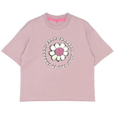The New Tnskye Os S_S Tee 122/128 Purple 122/128 The New Tnskye Os S_S Tee 122/128 Purple 122/128