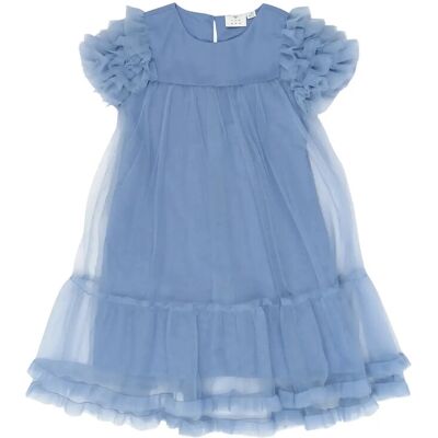 The New Tnhelen S_S Dress 134/140 Blue 134/140 The New Tnhelen S_S Dress 134/140 Blue 134/140