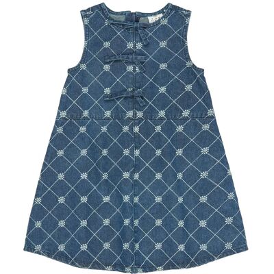 The New Tnstine S_L Denim Dress 110/116 Blue 110/116 The New Tnstine S_L Denim Dress 110/116 Blue 110/116