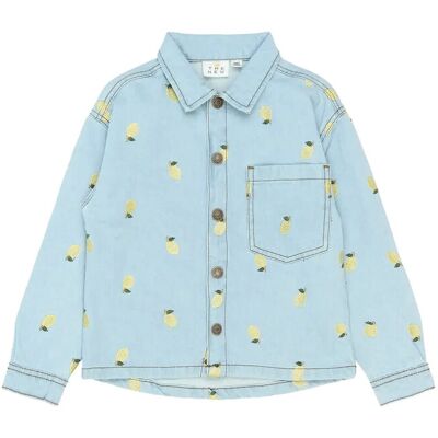 The New Tnsia Denim Overshirt 110/116 Blue 110/116 The New Tnsia Denim Overshirt 110/116 Blue 110/116