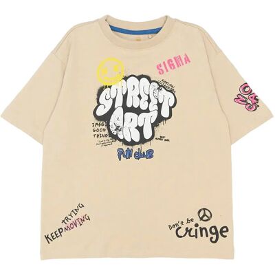 The New Tnsully Os S_S Tee 134/140 Beige 134/140 The New Tnsully Os S_S Tee 134/140 Beige 134/140