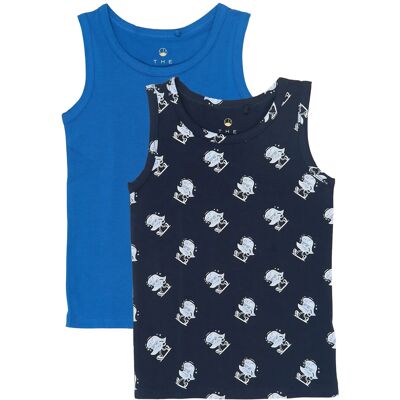 Tnthe New Tank Top 2-Pack 134/140 Blue 134/140 Tnthe New Tank Top 2-Pack 134/140 Blue 134/140