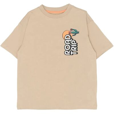 The New Tnthomas Os S_S Tee 98/104 Beige 98/104 The New Tnthomas Os S_S Tee 98/104 Beige 98/104