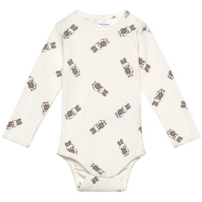 The New Tnsbpippa L_S Rib Body 62 Cream 62 The New Tnsbpippa L_S Rib Body 62 Cream 62
