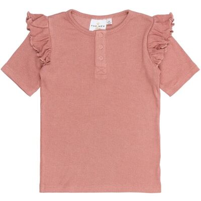 The New Tnsboriel S_S Rib Tee 56 Pink 56 The New Tnsboriel S_S Rib Tee 56 Pink 56