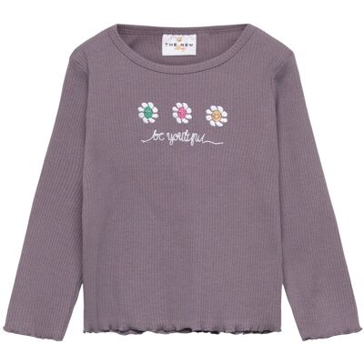 The New Tnstprincess L_S Rib Tee 98 Purple 98 The New Tnstprincess L_S Rib Tee 98 Purple 98