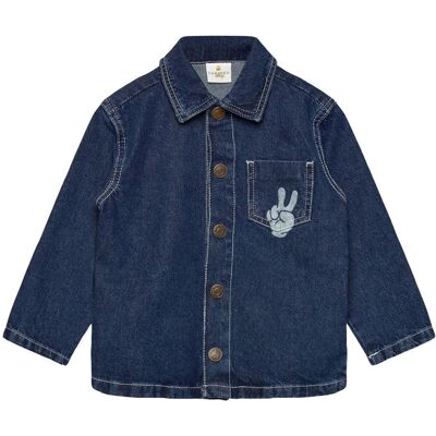 The New Tnstparker Os Denim Overshirt 92 Blue 92 The New Tnstparker Os Denim Overshirt 92 Blue 92