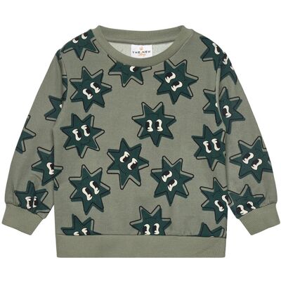 The New Tnstravi Sweatshirt 92 Khaki 92 The New Tnstravi Sweatshirt 92 Khaki 92